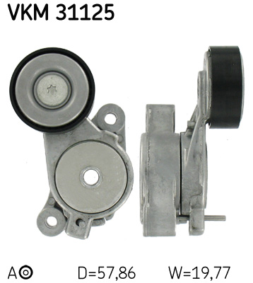 Tendicinghia, Cinghia Poly-V - VKM 31125 SKF